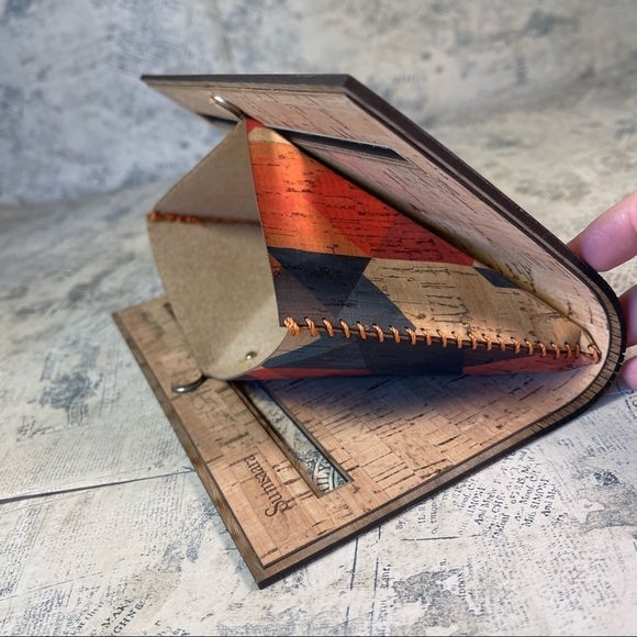 Samsaara Clutch Purse Ensemble - Mod Hex & Birch Wood - Picture 8 of 16